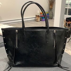 H&M Black Satchel Handbag